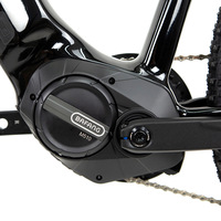 VTT électrique EM10 à assistance électrique, cadre en fibre de carbone, suspension souple, axe BOOST, moteur central Bafang, 12 vitesses, freins à double disque