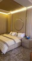 Panneau de tête de lit rembourré, décoration murale insonorisée et écologique pour chambre à coucher, maison et hôtel