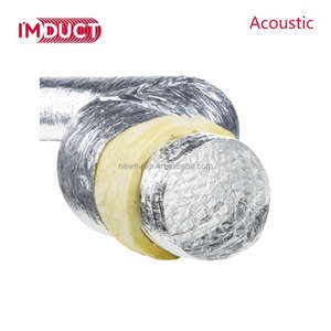NOUVEAU Conduit flexible acoustique isolé en aluminium HVACR SONO pour systèmes CVC, utilisation hospitalière, longueur personnalisée - Product Image 2