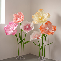 Fleurs en papier artificielles géantes faites à la main pour la décoration de mariage et de la fête des mères - Style moderne