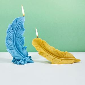 Nueva llegada tendencia pluma decorativa silicona vela molde geométrico Ángel cera <span class=keywords><strong>de</strong></span> soja molde Arte Abstracto decorativo - Product Image 4