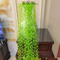 Vente en gros simulation fleur vigne tenture murale saule eucalyptus plante verte artificielle pour mariage décoration murale décoration de fenêtre