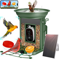 Comedero para Pájaros BirSmart con Cámara IA de Alta Resolución 2K, Identifica Más de 11000 Especies de Aves, Captura de Video en Vivo, Observación al Aire Libre, OEM