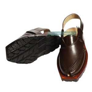 Sandales Peshawari Chappal pour hommes, mode décontractée, fabriquées à la main, flexibles, légères, respirantes et confortables - Product Image 3