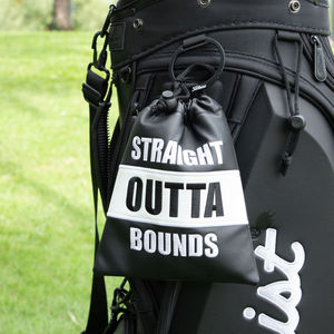 Bolsa de Golf de Piel Sintética a Precio de Fábrica, Bolsa de Golf Impermeable con Cordón, Bolsa para Objetos de Valor de Golf - Product Image 5
