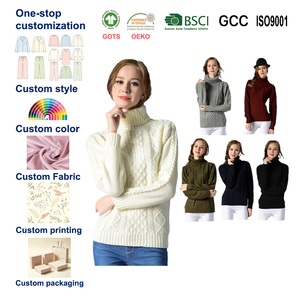 Nova Chegada Atacado de Inverno Suéter de Natal Casual de Gola Redonda com Estampa de Árvore de Natal e Letras em Jacquard de Desenho Animado - Product Image 1