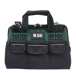 Sacs à outils robustes à large ouverture, base imperméable, bandoulière réglable, poignée rembourrée, personnalisable OEM, capacité de 150 lb - Product Image 4