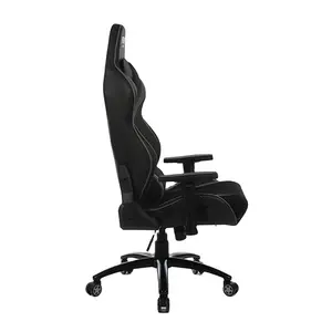 Gaming Chair Customizable Lumbar Massager Gaming Chair Adjustable Racing Office Chair Made Of Synthetic Leather