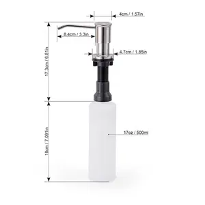 Customized Washroom Stainless Steel Sensor Rose Gold Shampoo Gel Shower Soap Dispenser With Soap Dispenser Valve Made In China