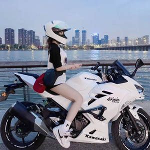 Moto double cylindre 400cc sans balais, réplique Ninja Horizon, moto de course sur route pour adultes, véhicule complet, peut être immatriculé - Product Image 2