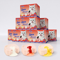 100g Lava Core Pâté moussant humide pour chat, saveurs variées, au lait de chèvre, jaune d'œuf et baies, alimentation humide en gros pour animaux de compagnie et familles multi-chats