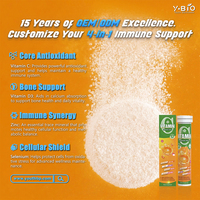 Compléments sous Marque Blanche : Comprimés Effervescents de Vitamine C 1000mg pour Soutenir la Santé Immunitaire Générale des Personnes aux Modes de Vie Actifs