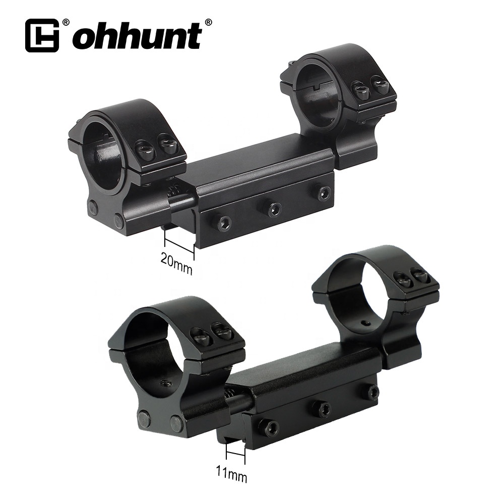 Цельные кольца ohhunt 25,4 мм 30 мм, базовое крепление для прицела с нулевой отдачей и остановкой 11 мм