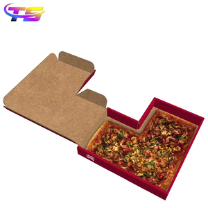 Nhà Máy Bán buôn tinh tế nghệ thuật Thiết kế bánh <span class=keywords><strong>Pizza</strong></span> hộp trong suốt hình trái tim cửa sổ sinh thái thân thiện giấy takeout hộp cho thực phẩm - Product Image 6