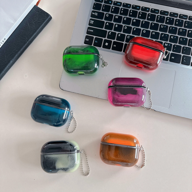 Hot Selling for AirPods Pro Night Light Sand Silicone Cover for AirPods Pro Protective Cover Earphone Accessories