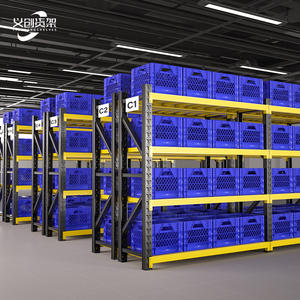 نظام رفوف من الفولاذ المقاوم للصدأ قابل للتعديل بطول 60 قدمًا للحماية من التآكل، رفوف تخزين بدون براغي للمستودعات، أرفف ثقيلة التحمل - Product Image 5