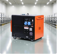 Einphasiger 15KVA 12KW Leiser Dieselgenerator 50Hz 400V Wechselstromgenerator Tragbares Leises Diesel-Aggregat Mit ATS Automatischer Transferschalter