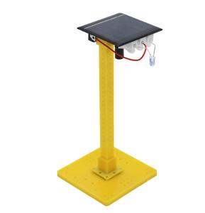 Kit de bricolage de lampadaire solaire de qualité commerciale OKYN-G6836 avec capteur de mouvement PIR, pour l'éclairage de parking et de zone - Product Image 1