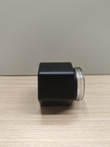 Cao cấp 4 oz tùy chỉnh hình lục giác lọ thủy tinh cho sáp hoa dưới rõ ràng có sẵn Glass <span class=keywords><strong>container</strong></span> với nhựa CR cap Nắp - Product Image 4