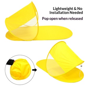 Tenda da Spiaggia Pop-up, Riparo Solare Portatile ad Apertura Rapida, Tenda Leggera per Campeggio e Vacanze al Mare - Product Image 4