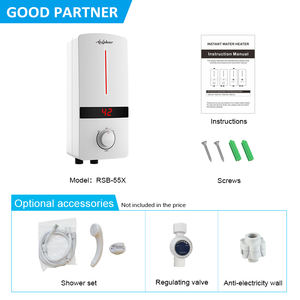 5.5KW 220V Chauffe-Eau Sans Réservoir Conception Calentadores Électrique Instantaneos Precios Robinetterie De Bain & Douche - Product Image 4