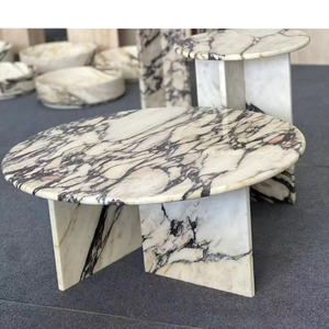 Dalles de marbre Calacatta Viola italien de qualité supérieure pour table basse en marbre personnalisée, socle, dessus - Product Image 2