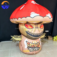 Modèle de champignon monstre gonflable personnalisé pour Halloween, décoration publicitaire pour centre commercial en extérieur, accessoires d'activités