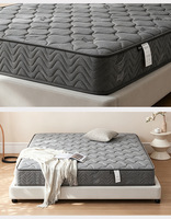 Matelas hybride OEM Queen Size à ressorts à haute compression, 20 cm d'épaisseur, style minimaliste moderne pour chambre à coucher