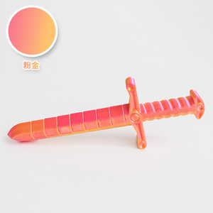 Giocattolo Articolato a Forma di Spada con Frusta, Stampato in 3D, con Giunti Flessibili e Lama Pieghevole, Antistress, Regalo per Bambini - Product Image 4