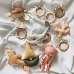 Giocattoli appesi per palestra per bambini giocattolo per animali oceanici - Product Image 4