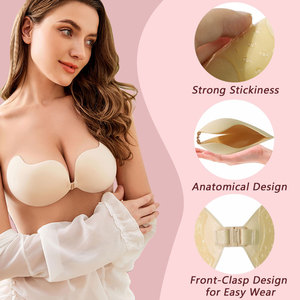 Riutilizzabile <span class=keywords><strong>reggiseno</strong></span> a forma di Mango appiccicoso senza spalline senza schienale Push up adesivo <span class=keywords><strong>reggiseno</strong></span> in <span class=keywords><strong>Silicone</strong></span> <span class=keywords><strong>per</strong></span> le donne abito da sposa invisibile senza cuciture - Product Image 6