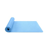 Tapis de yoga Pilates écologique à usage domestique 10mm d'épaisseur TPE imprimé Logo mousse EVA matériau rouleau taille application légère Service de coupe