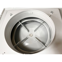 Diffuseur d'air carré à 4 voies pour système CVC Diffuseur de plafond carré en aluminium avec amortisseur
