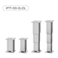 Set Kolom Pengangkat Aluminium IPTT 310 Lebih Kecil, Ketinggian Kipas Dapat Diatur, Panjang Langkah 360mm, DC12V, Kontroler Nirkabel, Peralatan Rumah Tangga