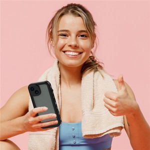Funda Protectora 360 para iPhone 14 Pro Max, Resistente a Impactos, Sumergible hasta 33 pies, IP68, con <span class=keywords><strong>Carga</strong></span> Inalámbrica, Color Rojo Pimienta - Product Image 5