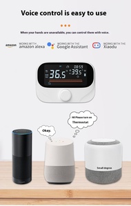 Thermostat intelligent WiFi moderne MEIBA, compatible Alexa et Google <span class=keywords><strong>Nest</strong></span>, programmable, garantie 2 ans, 110-230V, pour appartement, chauffage au sol électrique - Product Image 6