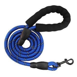 Ready Stock Luxury Nylon Reflective Dog Leash Custom Medium Large Dogs Strong <b>Pulling</b> Force Fashion Adjustable Solid Free <b>Lights</b> - Product Image 3