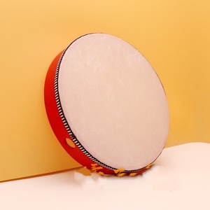 Wholesale 25CM Hand Held Drum for Children Hand Drums <b>Percussion</b> Educational Drum Toy Musical <b>Instrument</b> With Drumstick - Product Image 5