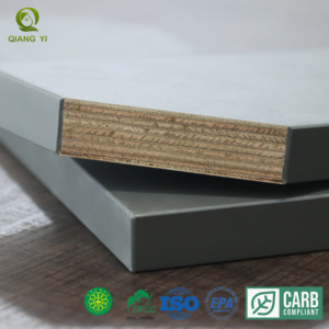 Contreplaqué 4x8 12 mm blanc brillant stratifié, âme en bois dur d'eucalyptus, face mélaminée marine, panneau pour meubles et armoires - Product Image 2