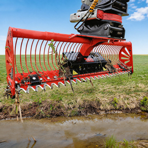 Benna perforata per escavatore ad alta resistenza all'usura per il recupero di erbacce e giunco da laghi e per lavori di manutenzione - Product Image 3