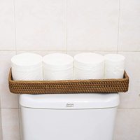 Support de serviettes jetables pour invités, bijoux, maquillage, organisateur de comptoir de salle de bain, plateau de service