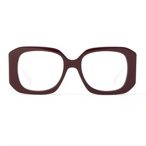 Lunettes <span class=keywords><strong>de</strong></span> <span class=keywords><strong>vue</strong></span> carrées vintage tendance, monture optique <span class=keywords><strong>de</strong></span> créateur faite à la main en acétate durable pour femme, lunettes <span class=keywords><strong>de</strong></span> mode - Product Image 5
