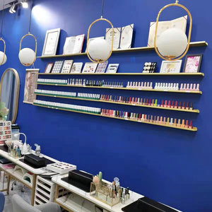 Présentoir mural en métal pour <span class=keywords><strong>salon</strong></span> de manucure avec suspension pour rangement de vernis à ongles, marque HUAYOU, origine Fujian - Product Image 3