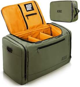 Free sample Duffel <b>Bag</b>, Gym Training Travel Basketball Football <b>Bag</b> With 3 Adjustable Compartment <b>Dividers</b> - Product Image 1