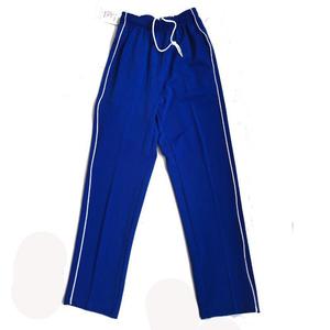 Pantalones de uniforme escolar azules con rayas blancas, corte holgado para niños y niñas, estudiantes de primaria, secundaria y preparatoria - Product Image 5