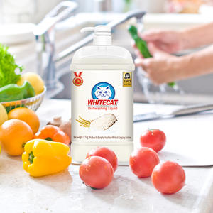 Whitecat-jabón para platos, 1,7Kg, respetuoso con el medio ambiente, suave, elimina los labios, arroz, agua, lavavajillas, líquido para Cocina - Product Image 4