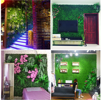 Clôture murale avec des plantes artificielles, 40x60cm, 1 pièce, décoration de panneau de jardin Vertical, clôture en feuillage