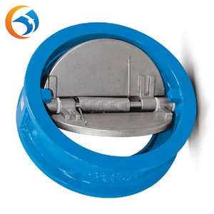 Válvula de Retención de Disco Doble de Hierro Dúctil de PVC de 4 Pulgadas de Superficie Lisa de Alta Presión a <span class=keywords><strong>Precio</strong></span> de Fábrica - Product Image 1