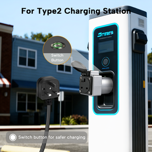 Adaptateur de <span class=keywords><strong>chargeur</strong></span> EV de type 2 mâle, prise EVSE IEC62196, prise UK pour <span class=keywords><strong>camping</strong></span>-<span class=keywords><strong>car</strong></span>, scooter électrique, prise de charge externe AC <span class=keywords><strong>220V</strong></span> - Product Image 3
