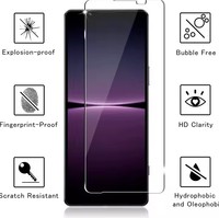 Casing Ponsel INNOPRO untuk Xperia 5 IV TPU Grade AAA Ultra-Tipis Kekerasan 9H 2.5D Lem Penuh Lem Tebal Anti-Gores